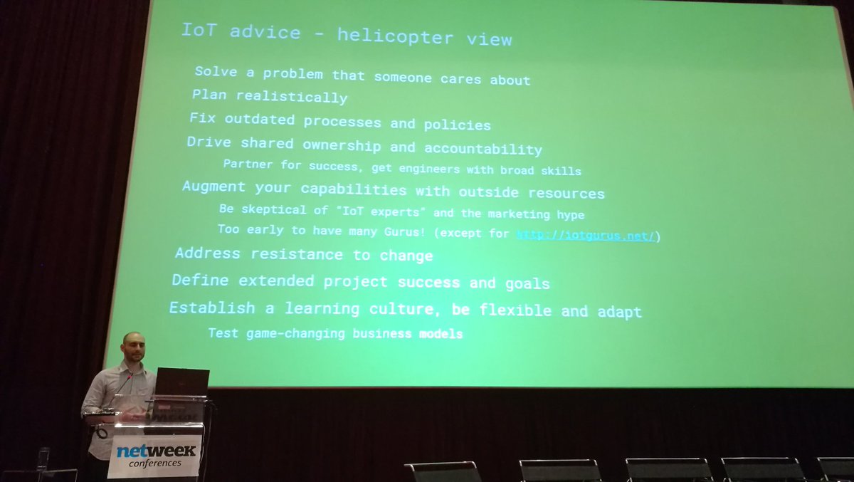 Advices for a successful #IoT project, by <a href="/nikil511/">Manolis Nikiforakis</a> #iot17gr