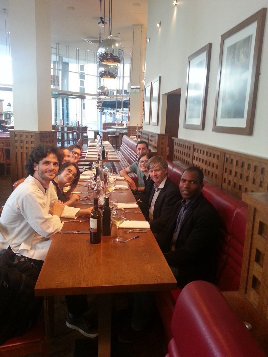NiGhrainne's tweet photo. Our workshop dinner at #ShefEDworkshop. Thanks to @VatuvaT for the pic! https://t.co/QkZQwIvjNw