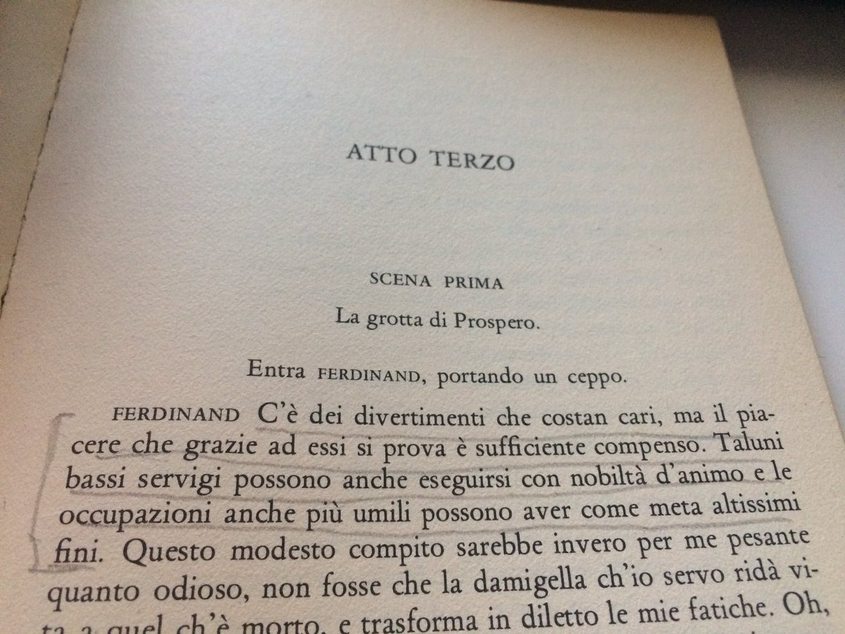 Spicciofede's tweet photo. #TheTempest #Shakespeare #englishliterature #MondayMotivaton #masterpiece #Reading #ReadingIsFUNdamental #greatness #Knowledgeispower https://t.co/S16XAUCaWZ