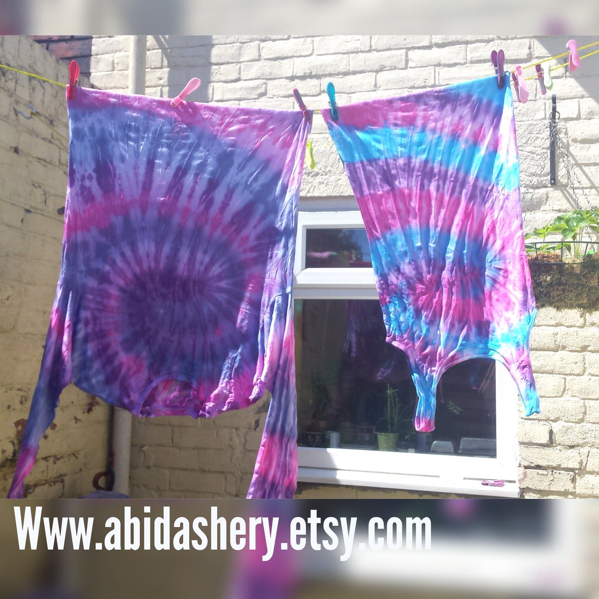 His and hers festival fashion at abidashery.etsy.com #tiedye #hippie #boho #hippiestyle #festivalstyle #festivaltrends #festival