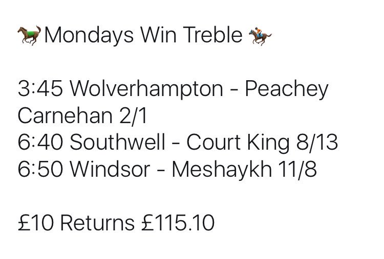HaswellSupertip's tweet photo. #WinTreble #DailyTreble #HorseRacing #FreeTips #HorseRacingTips #RacingTips https://t.co/HWDZwEQnTu