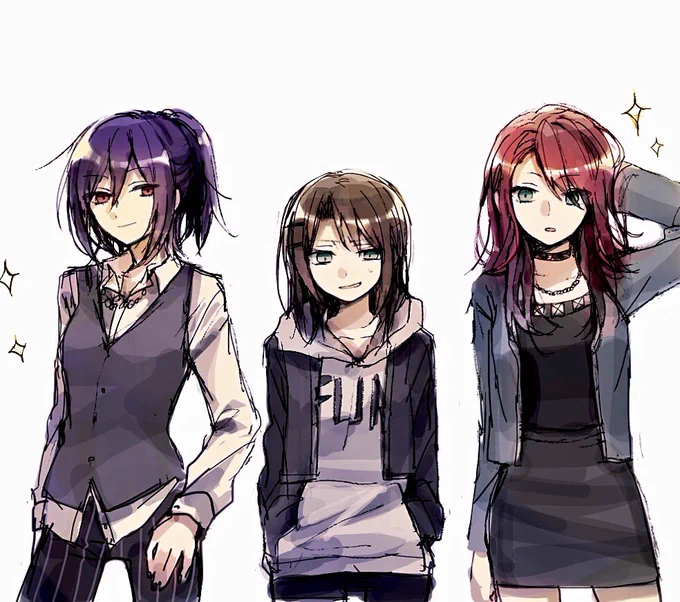 2人に挟まれる美咲ちゃんが見たかっただけの落書き 