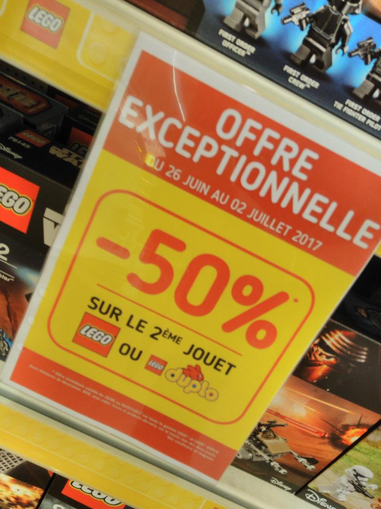 Opération #Lego chez #Picwic. 
-50% sur le 2e jouet Lego