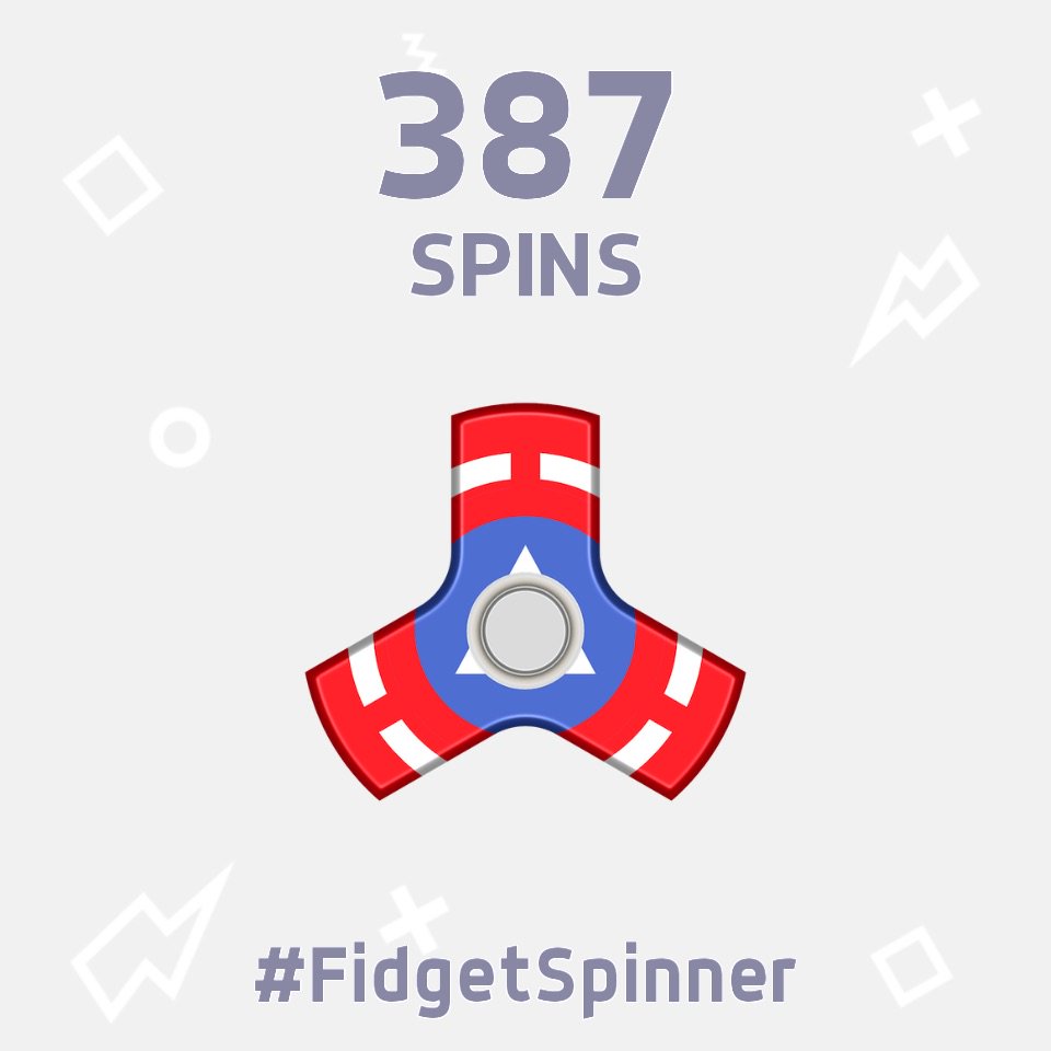 I've just scored 387 spins in this new #FidgetSpinner game! itunes.apple.com/app/finger-spi… Can you beat me?