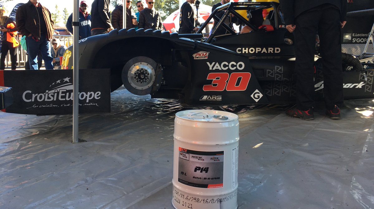 ETSRacingFuels's tweet photo. Congrat @RomainDumas and his team who won #pikespeak, ETS is proud to have been part of the project! #PoweredByETS #LeadedFuel https://t.co/XTaRALufMh