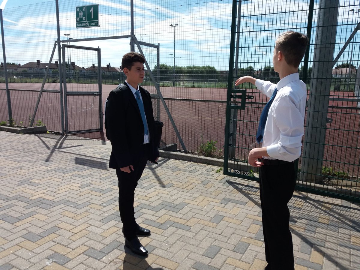 nta_eal's tweet image. Alex, our Young Interpreter, is looking after a new arrival to the school-Andrei from Romania. #eal #YoungInterpreter #newarrival