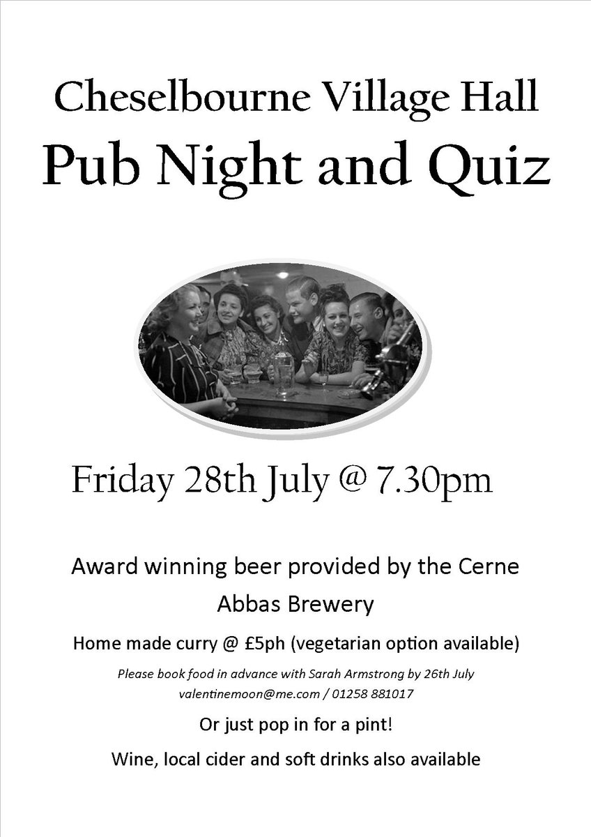 valentinemoon's tweet photo. Pub night, local @cernebeer, homemade curry and wicked photo quiz. #cheselbourne #Dorset https://t.co/6cCjXP7Sfz