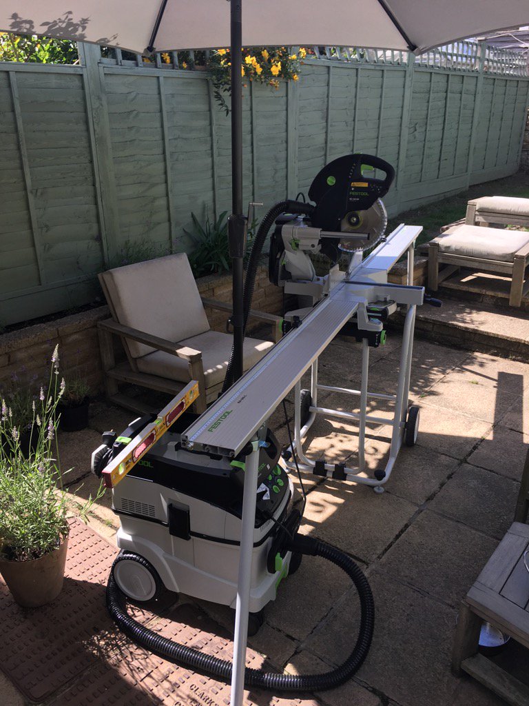 BROWNSphg's tweet photo. @Festool_GB Floating shelves today! Tools making the work precise! https://t.co/fCkUHYRfDA