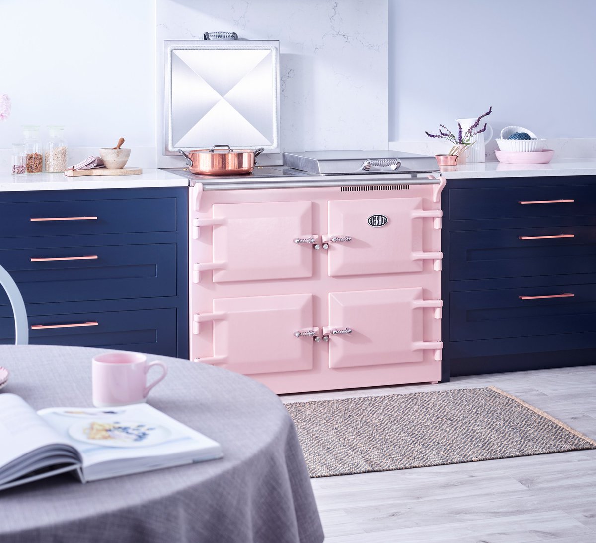 How fabulous is the new limited edition Dusky Pink by <a href="/everhotcookers/">Everhot Cookers</a> ?!? #pink #everhot #style