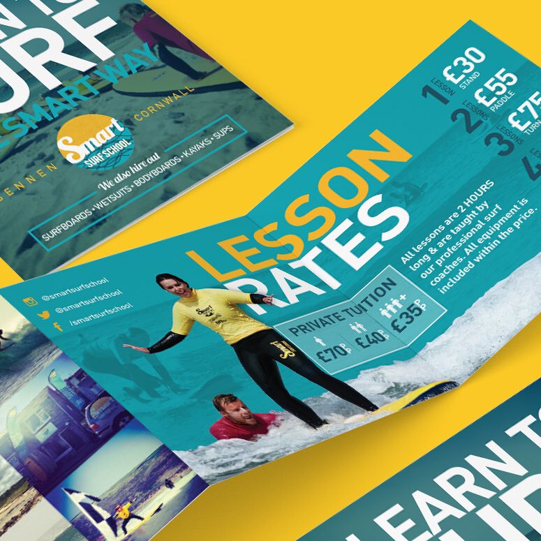 It's never summer without doing any work for a good client of ours for many years. <a href="/smartsurfschool/">Smart Surf School</a> #surf #design #cornwall #smartsurf