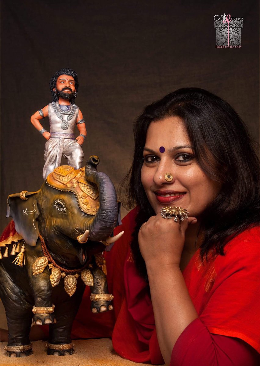 CakeCanvas's tweet photo. Bahubali Cake 
My tribute to the magnum opus 
Bale bale bale Bahubali #1000croreBaahubali #Baahubali2 #cakemastes #Prabhas #SSrajamouli https://t.co/NKVC6pSQDt