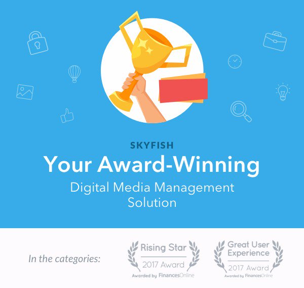 SkyfishTweet's tweet photo. We are happy to be awarded by @Financesonline as "Rising Star of 2017” &amp; “Great User Experience 2017": https://t.co/qFVDFWvFTD https://t.co/NhocCs2txO