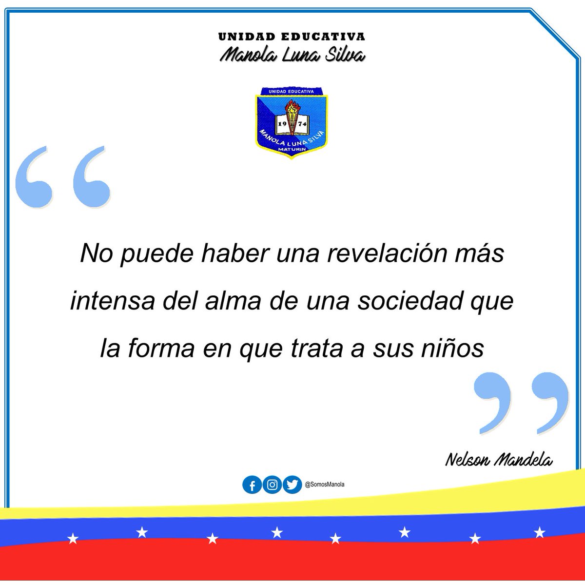 SomosManola's tweet photo. ¡Buenos Días! Es parte de nuestra convivencia por la paz... #SomosManola #Educacion #Maturin #Monagas #Inclusion #Calidad #EducacionPorLaPaz https://t.co/FjC4qcJC3s
