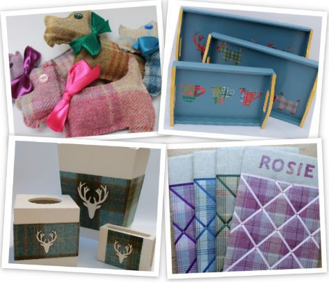 Handmade home decor from <a href="/DaisyBelleDes/">Karen Bell</a> Edinburgh. Creating gorgeous tartan &amp; tweed gifts. #shopscotland talent. shop-scotland.com/members/daisy-…