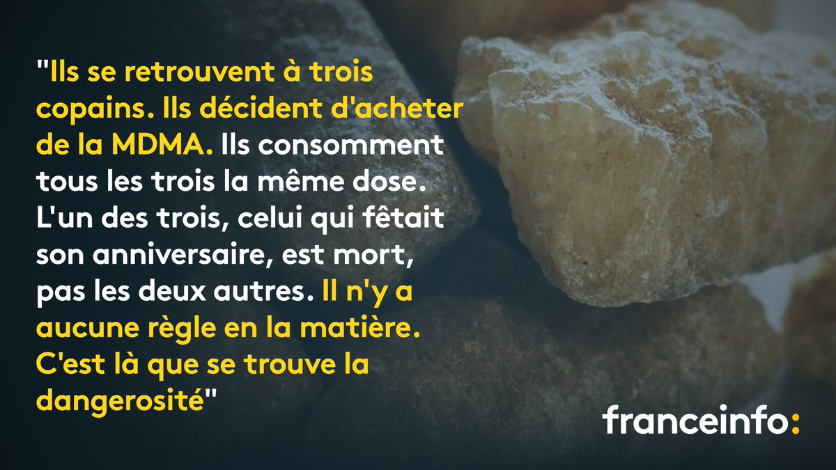 franceinfo's tweet image. Vendue comme une drogue "fun", la MDMA gagne du terrain... et parfois, tue francetvinfo.fr/societe/drogue…
