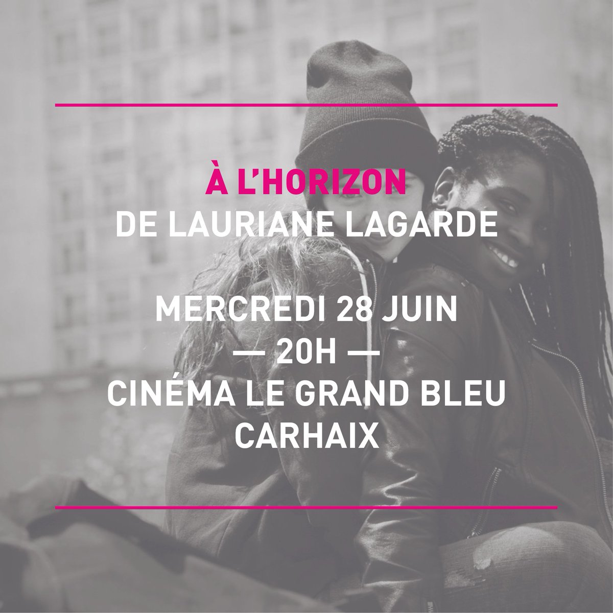 BreizhFilmFund's tweet photo. "Ă lâhorizon" de #LaurianeLagarde, produit par #ThomasGuentch â #NextFilmDistribution
â 28 JUIN 20H AU CINĂMA LE GRAND BLEU #Carhaix #Karaez https://t.co/dgwaYhe6hf