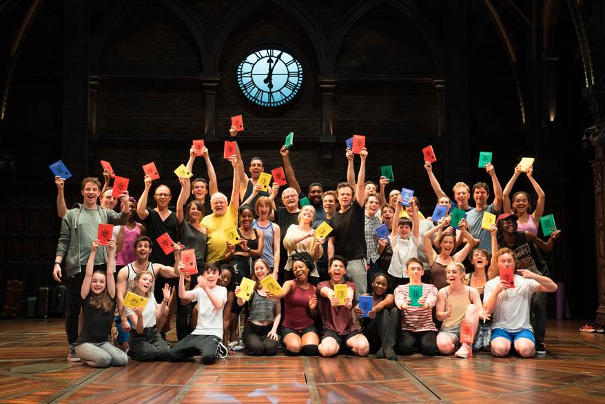 The #CursedChild cast celebrate #HarryPotter20! The #PhilosophersStone was first published on this day 20 years ago.