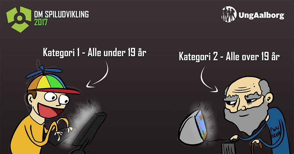GameLabAalborg's tweet photo. Husk nu, DM i spiludvikling har flere alderskategorier ;) Vis hvad du kan! #dmspil #dkgame #ungaalborg https://t.co/JtuL2mgI3J