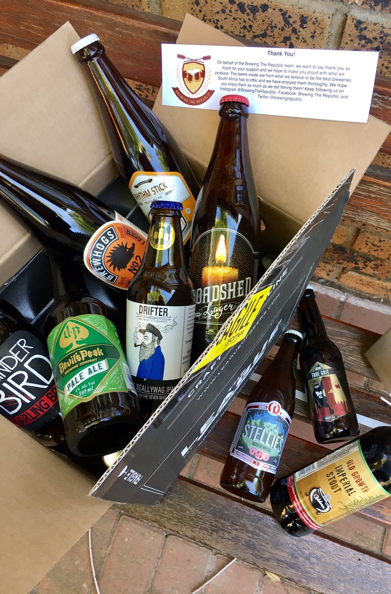 DaveStarley's tweet photo. #beermail is in and it's the awesome @BrewingRepublic #mixed case. Looks 👌🏻to me. Some old favs &amp; some new ones to taste + a #selfgift too! https://t.co/JopkZ8hlgM