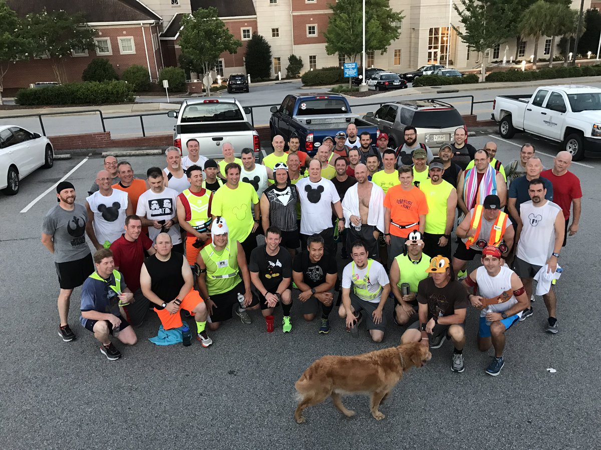 RangerF3's tweet image. 54 pax run @F3Stride on a #Disney4Rapunzel Run! @F3LexSC @FiALexSC