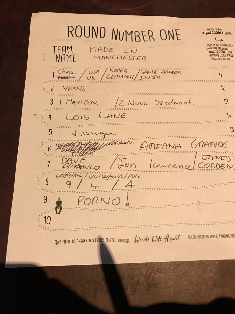 BBC_Tom's tweet photo. @dadwroteaporno - you're podcast has just been the answer to a pub quiz question in sydney! https://t.co/dGOsLtozvE