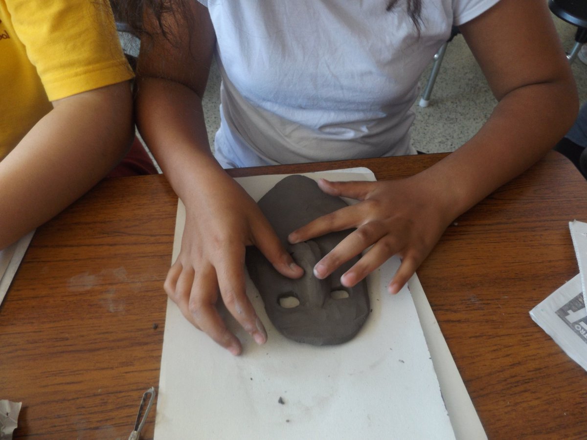 Kilburn_Park's tweet photo. #Artsweek2017 #CeramicMasks https://t.co/jUXGO41bbT