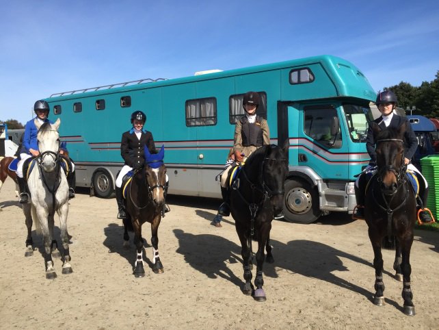 StMegsAbdn's tweet photo. Holding onto the lead in the Team 90cm & Team 80cm @StMegsAbdn @BritShowjumping #justforschools #yourdaughtercan https://t.co/eB63KwJCBL