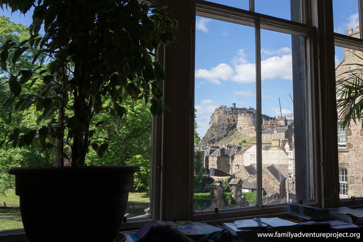 LateRooms's tweet photo. To celebrate #HarryPotter20, we and @visitbritain sent @familyonabike for a little game of #FactOrFantasy in J.K. Rowling's Edinburgh... https://t.co/xNxjqJBhU8
