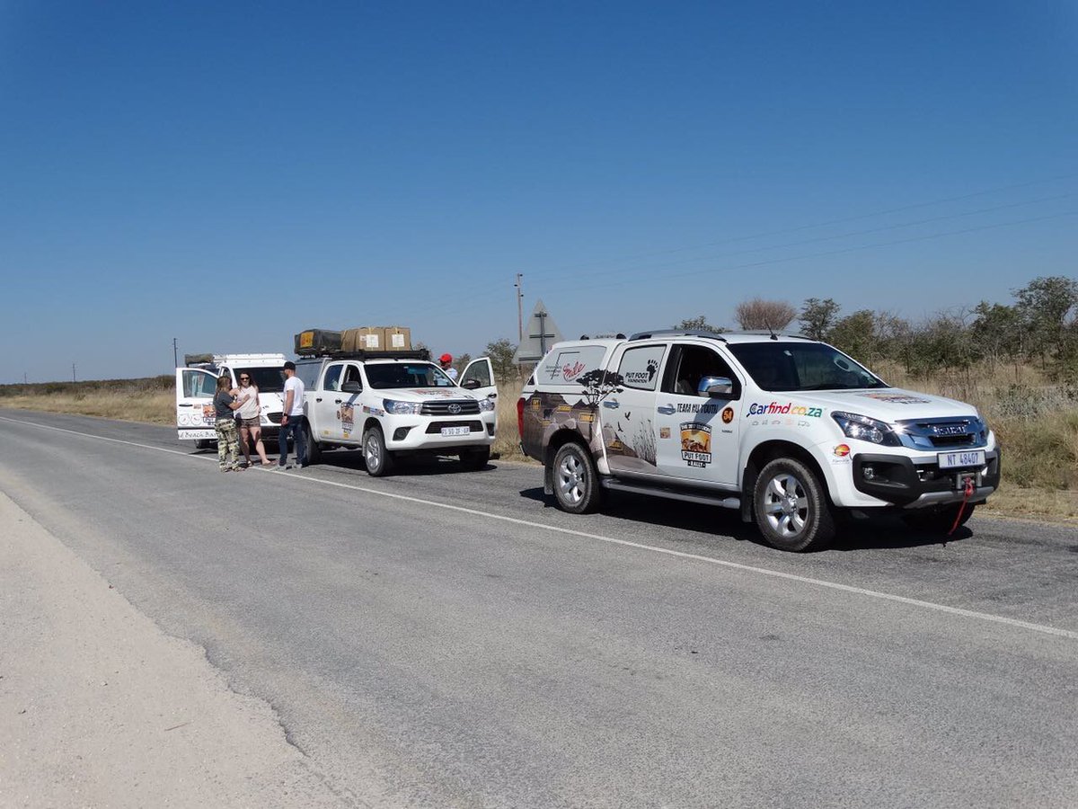 carfind_co_za's tweet photo. Day 8 - crossing into #Botswana tomorrow morning at #Muhembo and driving all the way down the #Okavango Delta
#charity #shoedrop #putfoot https://t.co/Rh0yIVtBkl
