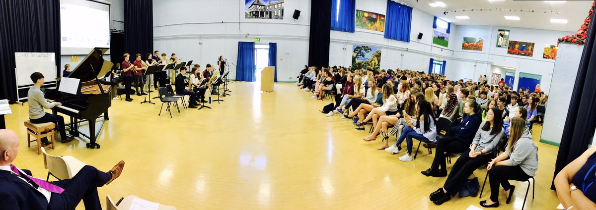 Final assembly done, examples of our students wonderful talents and abilities right up to the final whistle.

Good luck, to all of you. 👋🏼