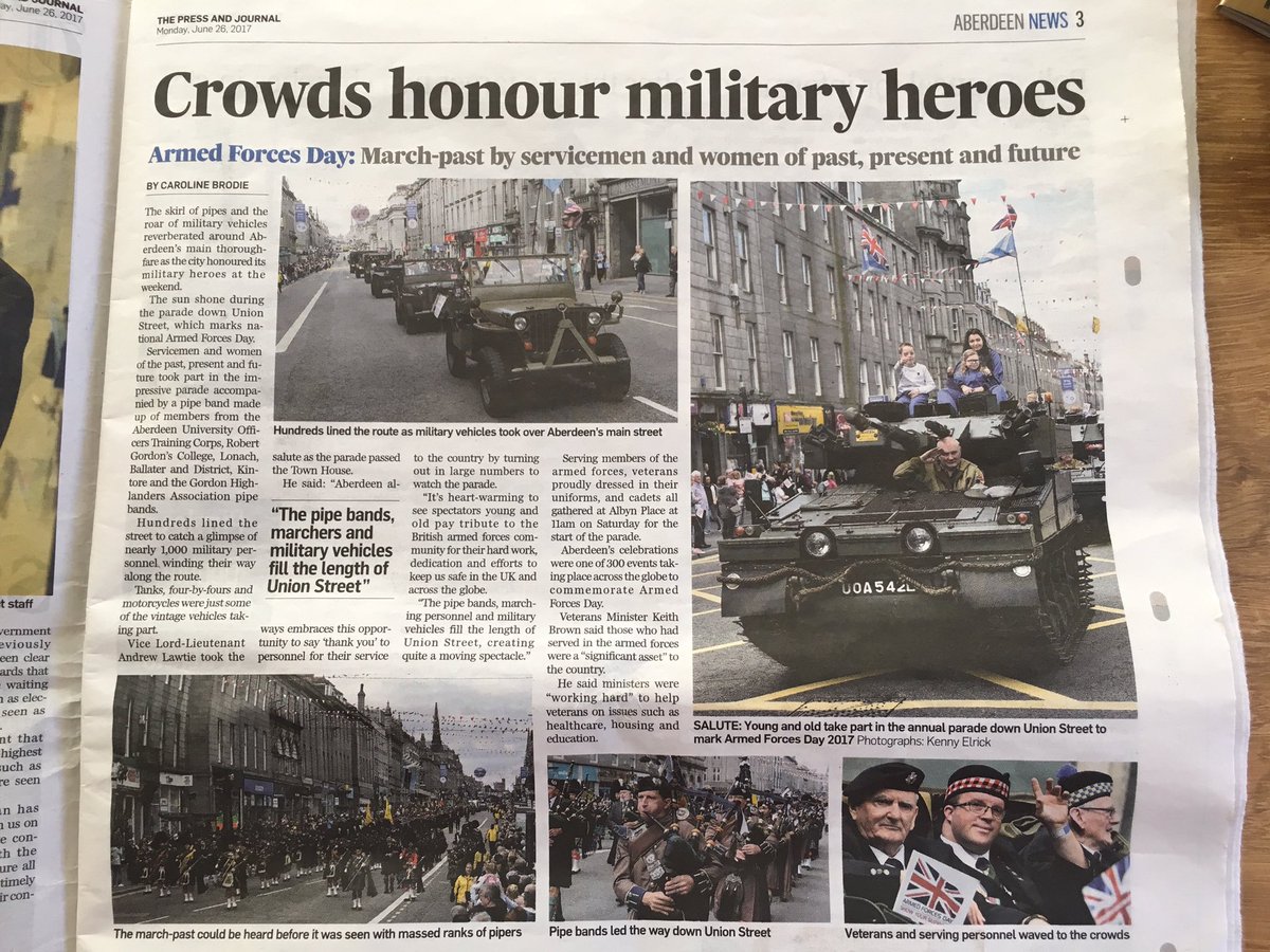 StuartThePiper's tweet photo. @Pipes_and_Drums, @ldnscottishregt ,Armed Forces Day Aberdeen 2017.#londonscottish, #Pipes and Drums #armedforcesday https://t.co/Dqvh89UxWo