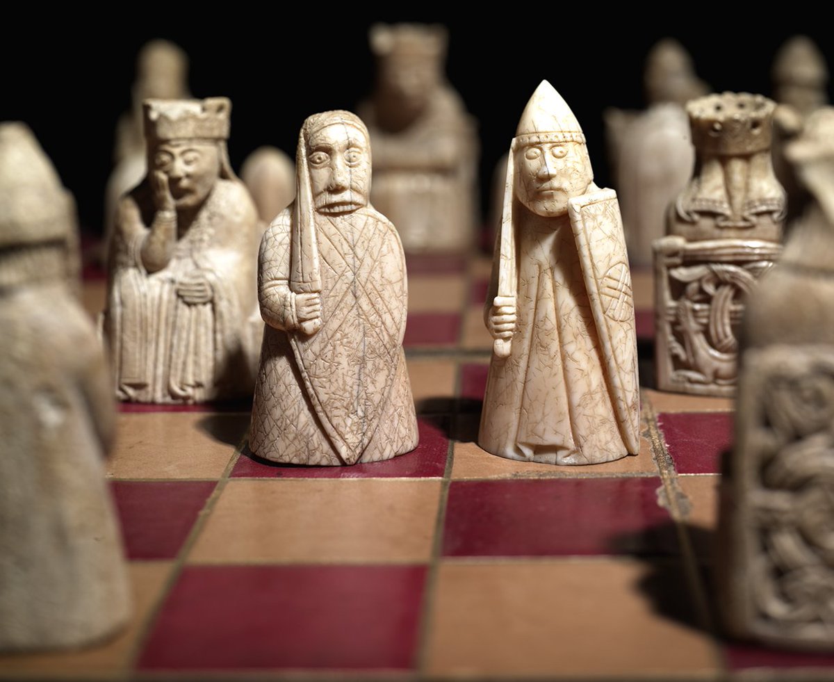 britishmuseum's tweet photo. The chess set in the first Harry Potter film was inspired by the Lewis Chessmen! #HarryPotter20
Read more about them https://t.co/WM1gK36Ruq https://t.co/IfzCkXXuUh
