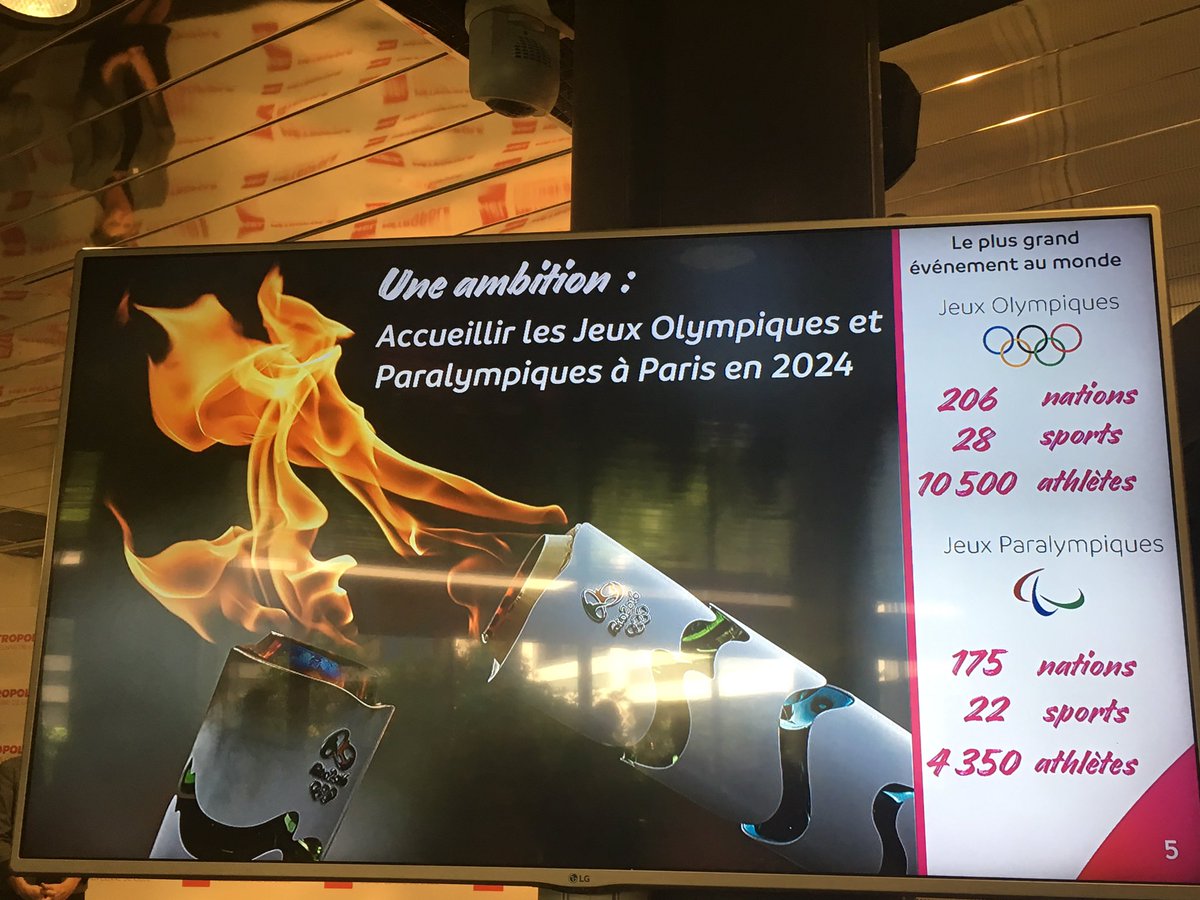 fBariseau's tweet photo. A @MEL_Lille présentation de la candidature de #Paris2024 une opportunité pour @hautsdefrance d'être base avant sportive et touristique. https://t.co/36SbnHsjLx