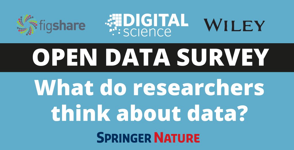 digitalsci's tweet photo. Calling all researchers! Tell us how you feel about #data! #opendata @figshare @SpringerNature @WileyGlobal https://t.co/pytFaV3KO9 https://t.co/lNdWNrVulr