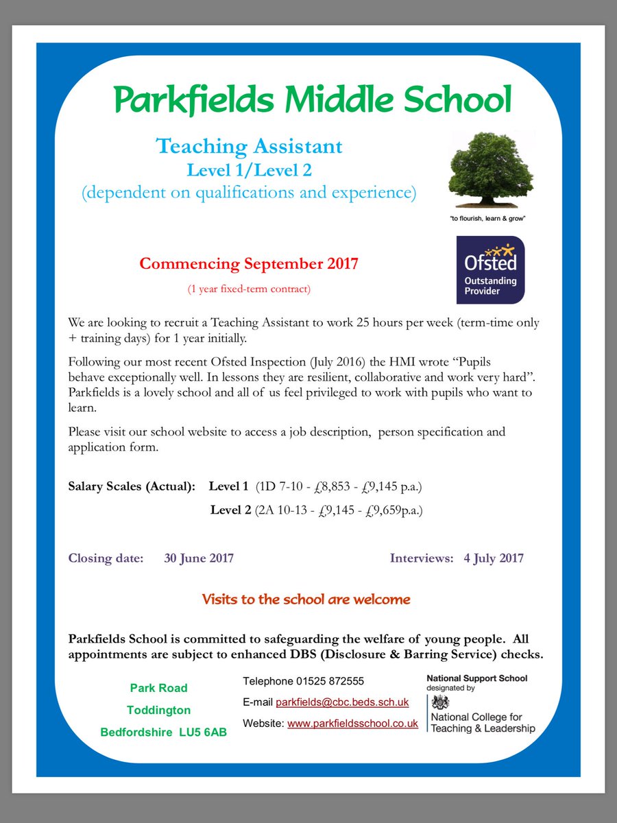 ParkfieldsMS's tweet photo. Please bring this to the attention or retweet to anyone you know who might be interested - thanks. https://t.co/z8N770P1z4