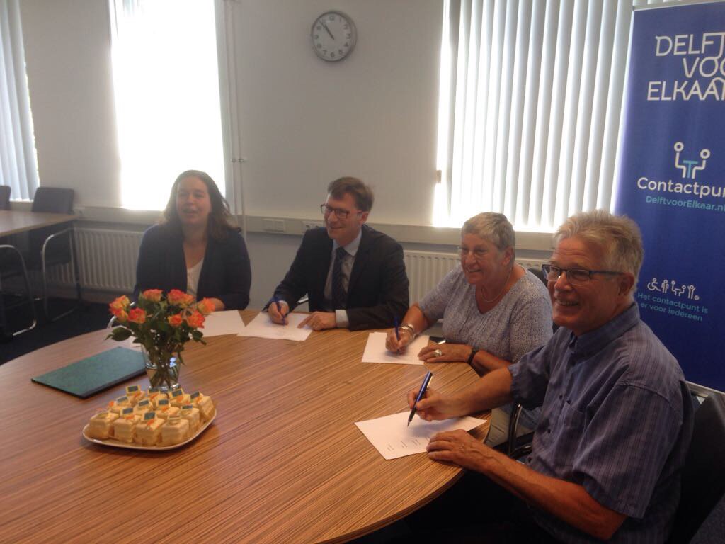 SBrandligt's tweet photo. Belangrijk moment: start Financiën voor Elkaar met partners @delftvoorelkaar, #Humanitas, #ISOFA en @GemeenteDelft https://t.co/ZSaaYYfwCU