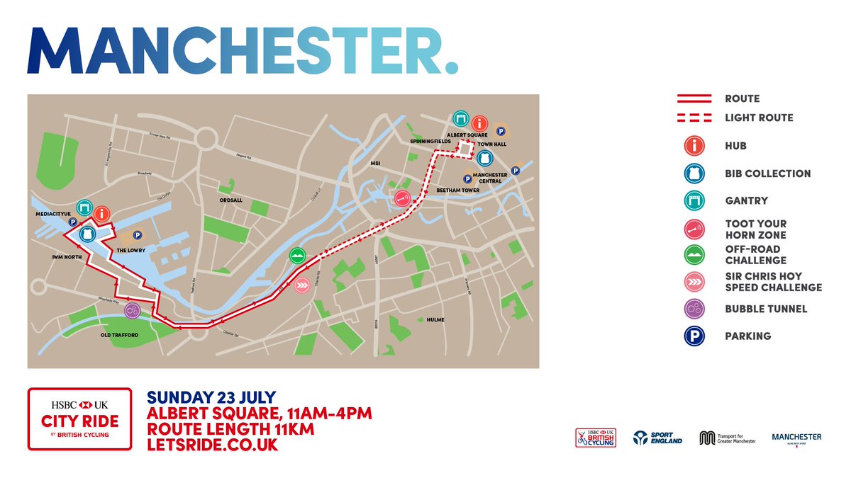 🚨 Route announcement! 🚨

HSBC UK City Ride is coming to Manchester &amp; will take in <a href="/MediaCityUK/">MediaCityUK</a> 

Register for free: po.st/CityRideManche…