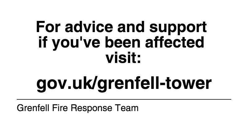 GrenfellUpdates's tweet photo. Any family &amp; friends concerned about their loved ones please contact the police investigation team on 0800 032 4539. #Grenfell https://t.co/gqYDpqLbSB