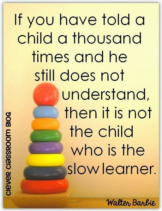 Afasic's tweet photo. Maybe it is not the child that is the slow learner...#Afasic https://t.co/5DaA7MEfwk