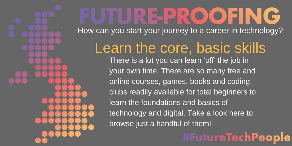 WeAreSpinks's tweet photo. Considering a #Tech or #Digital career? The experts recomend you start with the core #Skills #FutureTechPeople https://t.co/y1IoHOiRW7 https://t.co/oik79JNcaG
