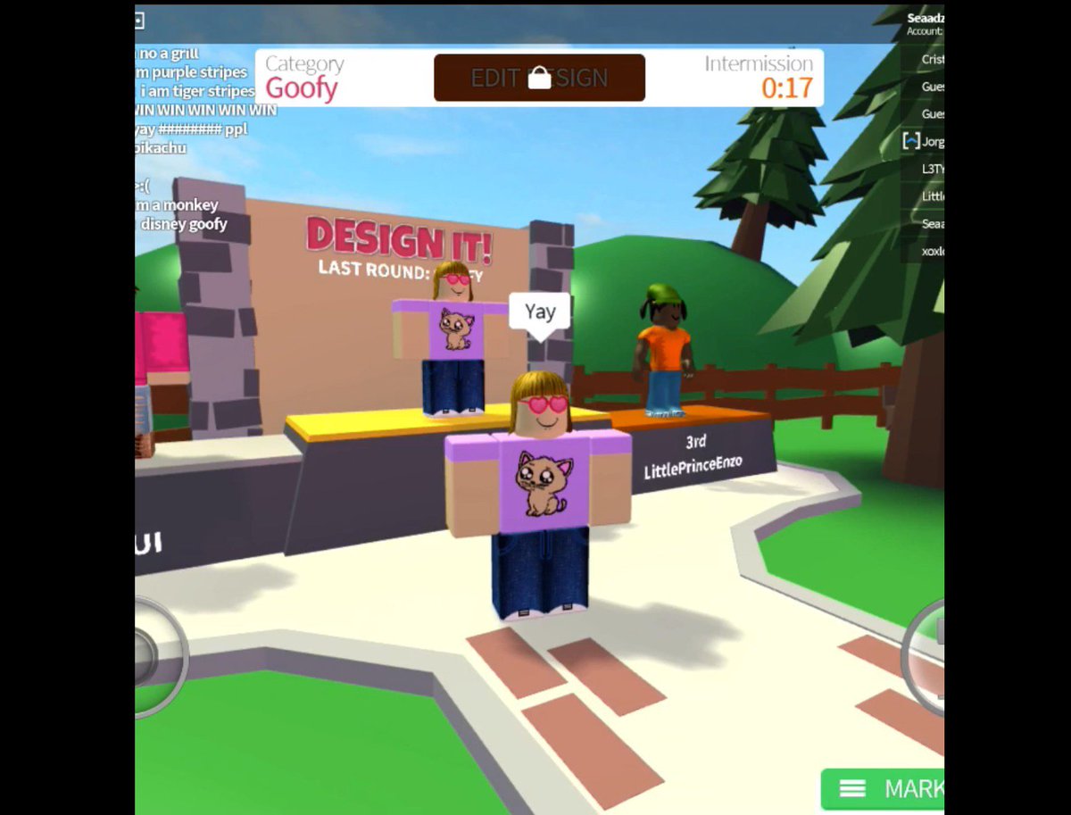 mannitheman's tweet image. #RobloxChallenge
Username is : Seaadz