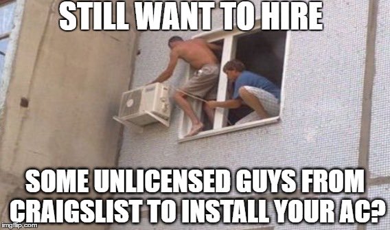 rnr_ac's tweet photo. Don't be silly,hire the professionals! 😜 Calls us today at 610-810-8014 #lehighvalley #hvac #bethlehempa #eastonpa #allentownpa #meme #local https://t.co/Vitu1Mu8e6