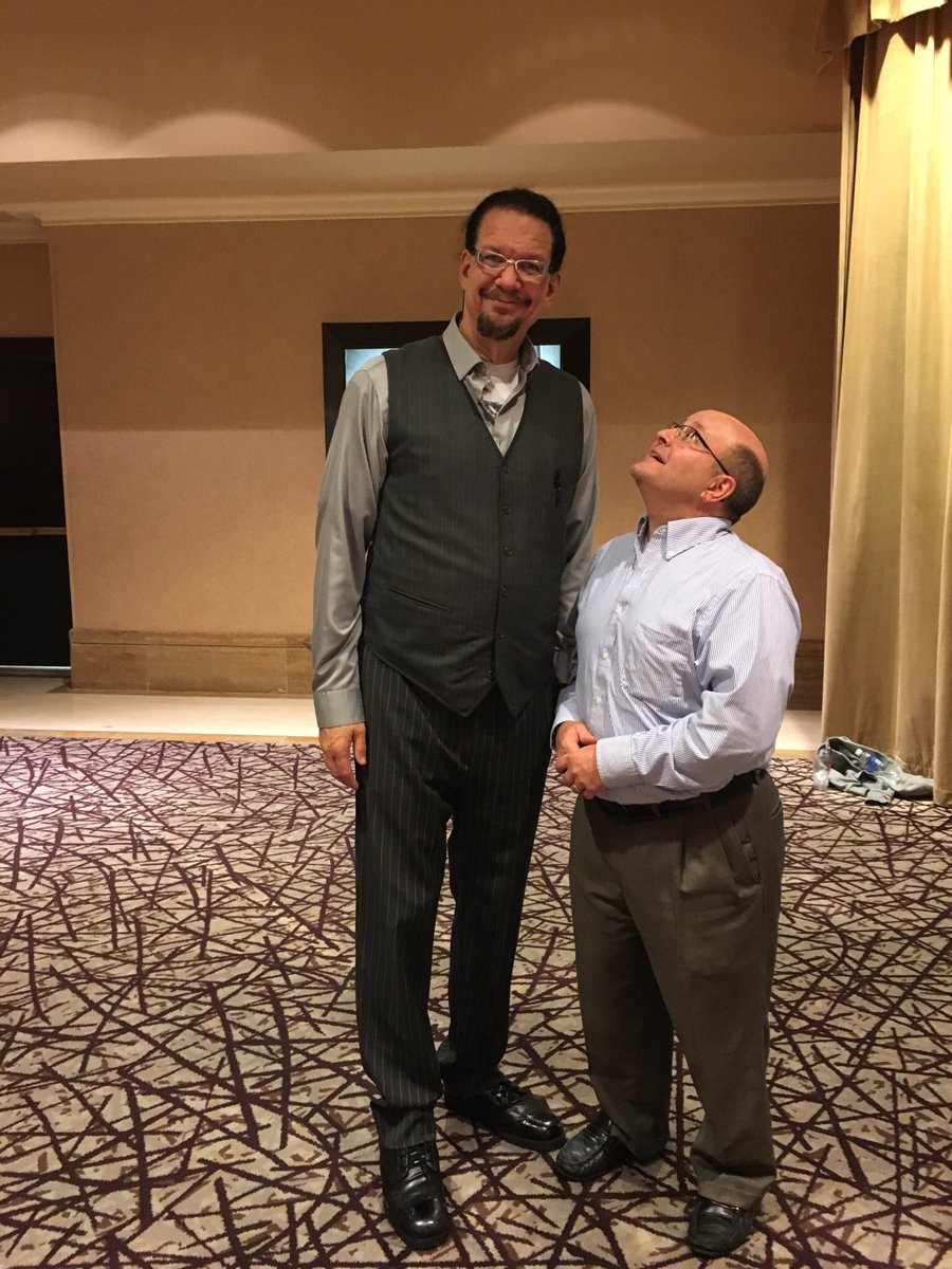 StarTrader911's tweet photo. #pennjillette My "before and after" Presto shot with Mr. Penn Jillette...Thanks Penn!! https://t.co/PfnDaBEhZt