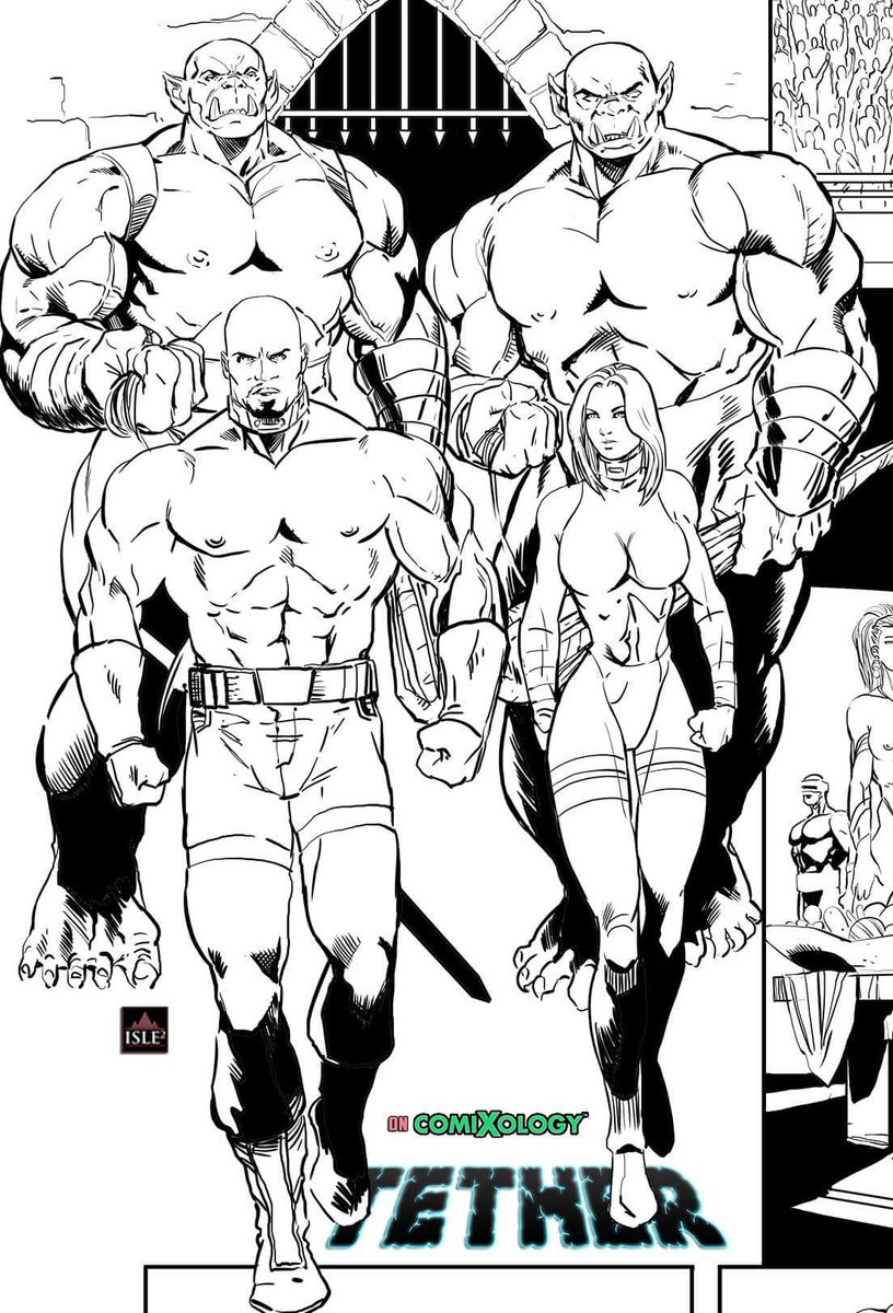 zarran67's tweet photo. Ritter and Velang in the arena... Coming in issue 8 of TETHER.
#SciFi #ComiXology #InsaneComics #IndieComics #MakeMineIndie #isle2 #tether https://t.co/3Ni4D330N2