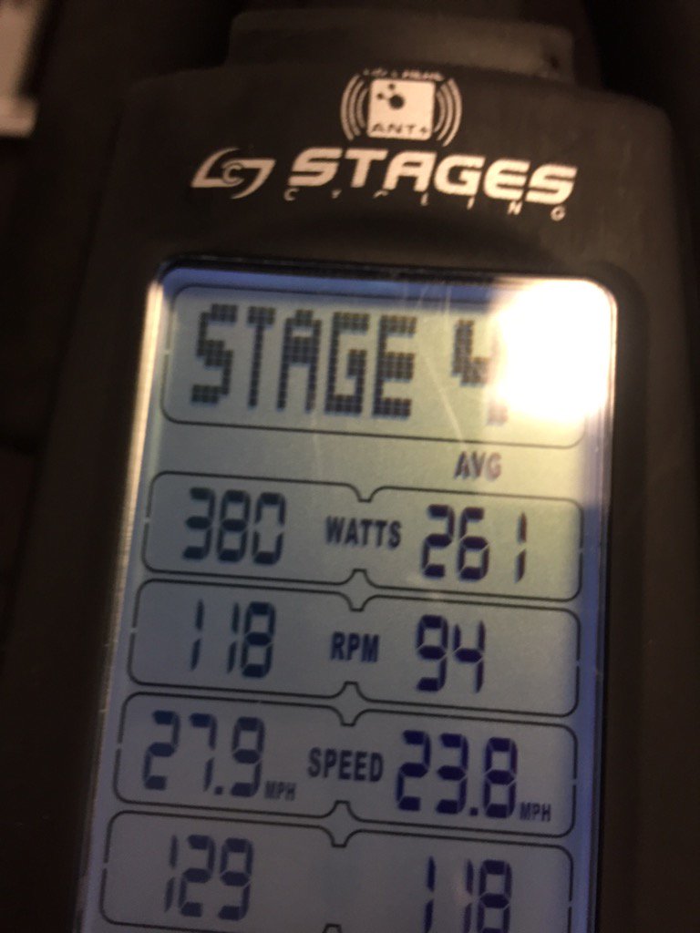 stvlcktt's tweet photo. Power Meter training day four. Testing the new Stages indoor cycle.
#blairwoodswimtennisfitness #stagescycling https://t.co/kXaeDotElF