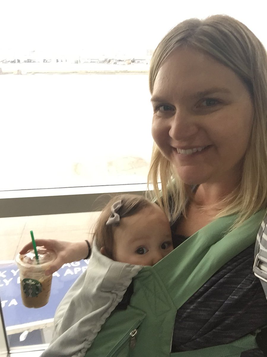 fadeku's tweet photo. Love my @Ergobaby original for airplane trips making #babywearing easy. That pocket in the front is the best for my phone and ID. https://t.co/Q7klqGYRSt