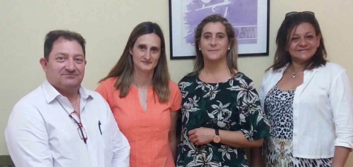LANZAMASLEJOS's tweet photo. Agradecemos el trato recibido por parte de Milagros de @FECOSVA y su disponibilidad para colaborar con el programa Lanzaderas. https://t.co/7wXC4oAWMH