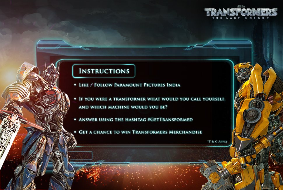 ParamountPicsIN's tweet photo. The contest has begun and here’s all you need to know to #GetTransformed! #ContestAlert https://t.co/nKIvYbPyvC