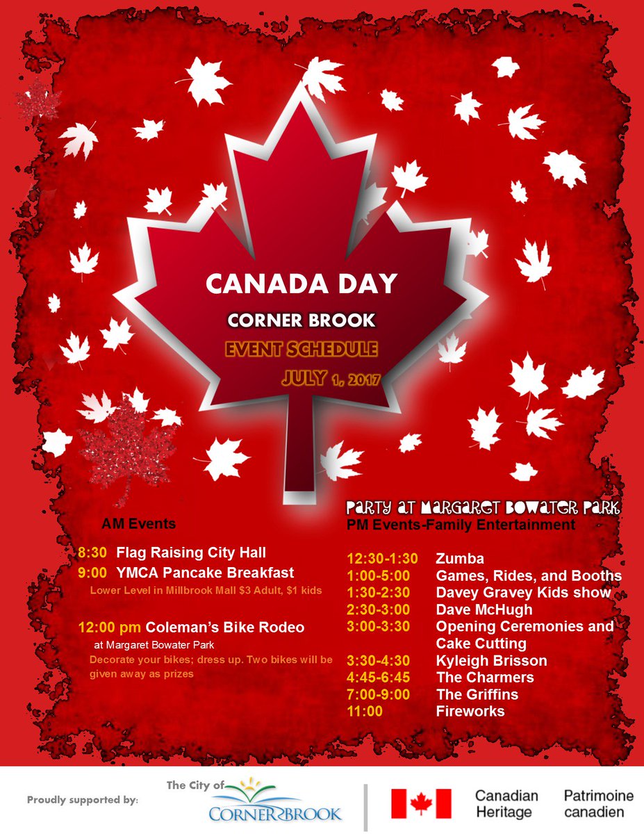 CornerBrook's tweet image. Join us as we’re celebrating #CanadaDay in #CornerBrook! Where will you
celebrate #Canada150?