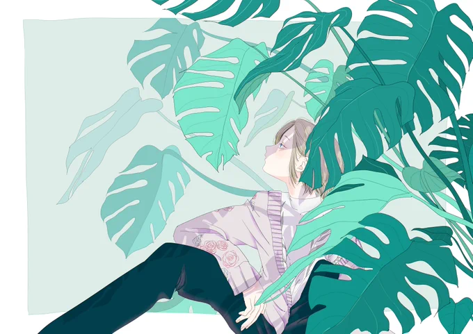 July2017/Monstera
 #illustration 
 #calendar 